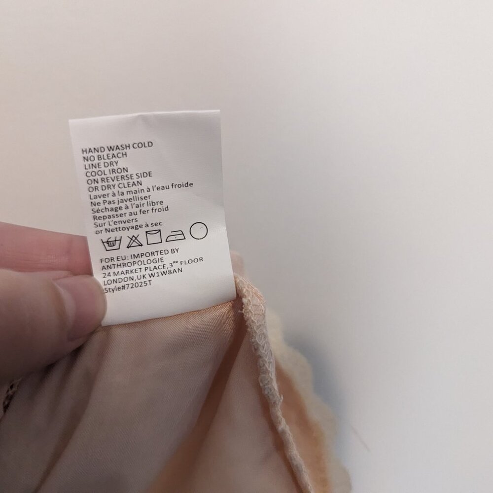 Anthropologie TINY "Anne" Peach Lace Cami - Picture 11 of 11